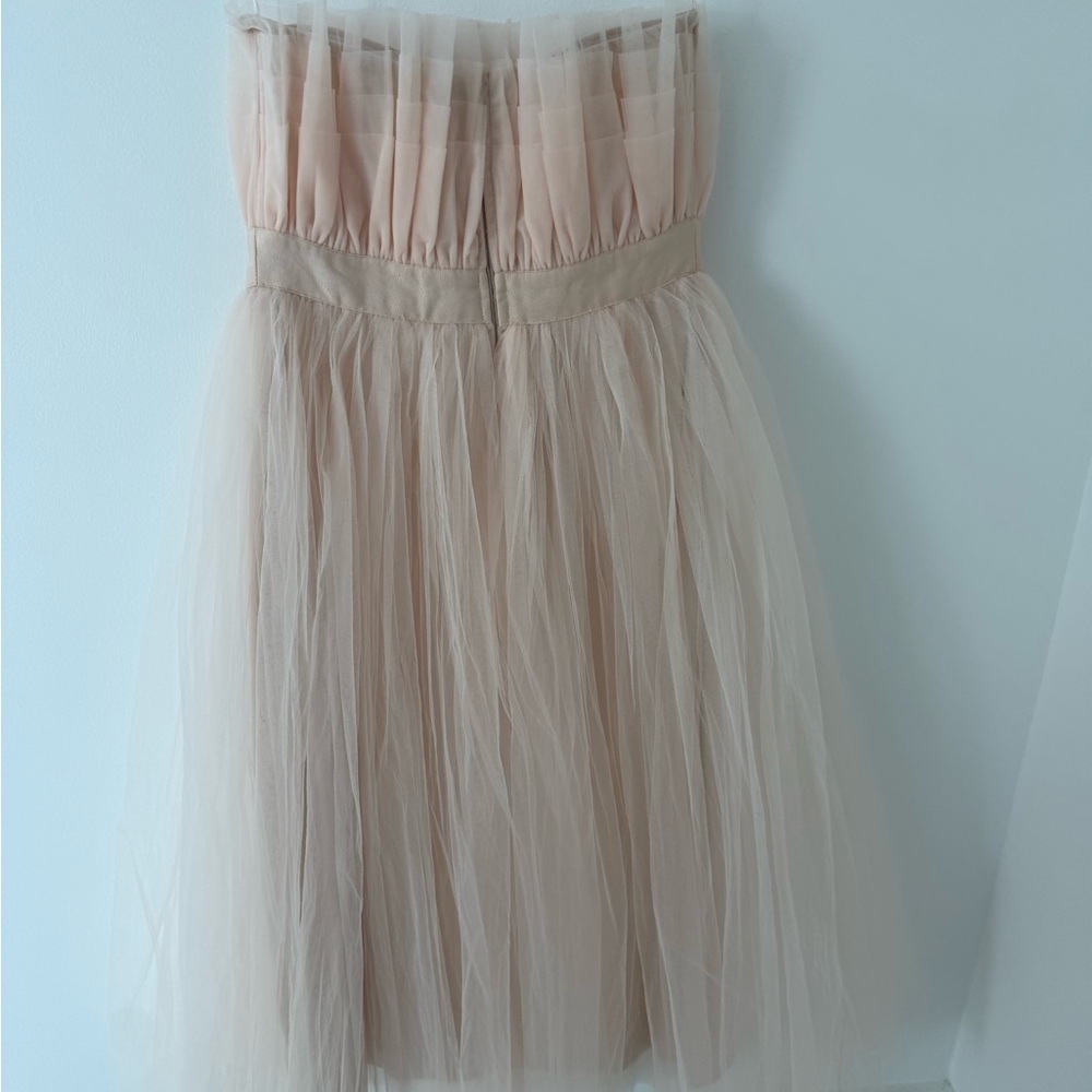 Karen Millen Cream Tulle Midi Dress - Picture 3 of 3